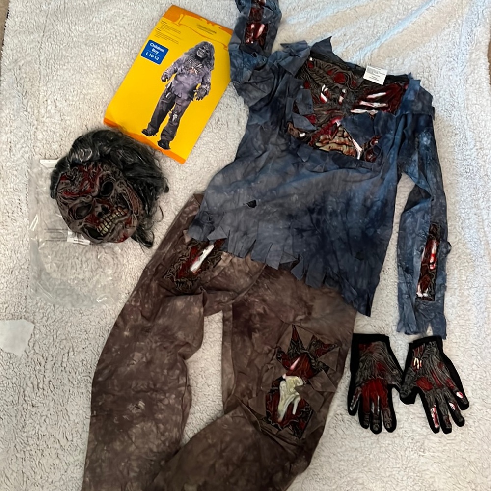 Vintage Complete Zombie Costume